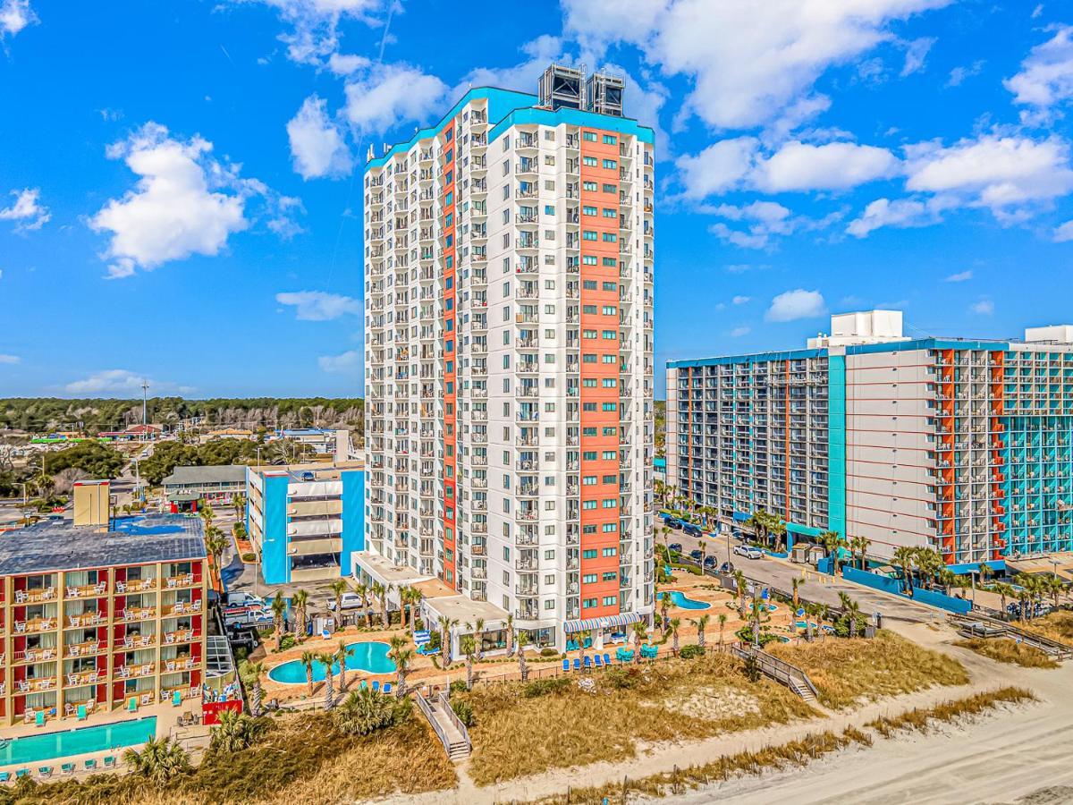 Ocean Front Studio With Panoramic Views! Palace Resort 1001 Myrtle Beach Exterior photo